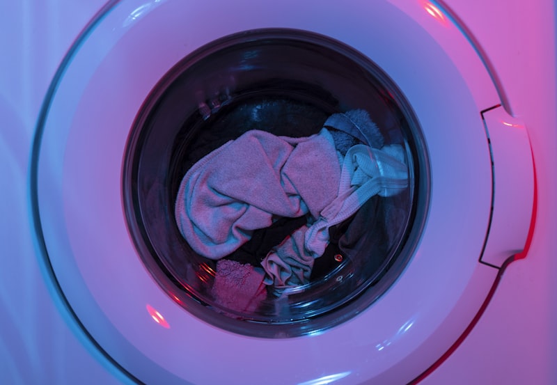Freshly folded clothes laundry service - neat organization